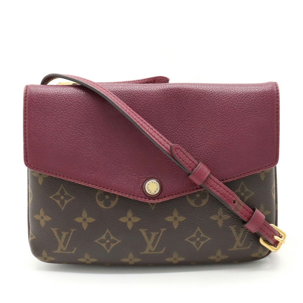 Louis Vuitton Monogram Crossbody Bag Twice Aurore Shoulder Purple